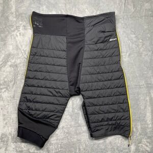 Wedze Freeride 900 Insulated Midlayer Ski Shorts Mens XL Black Side Zip Puffy